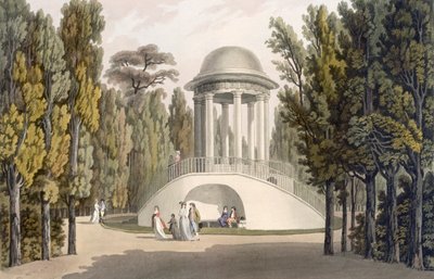Veduta del Tempio di Diana a Eisgrub da Laurenz Janscha